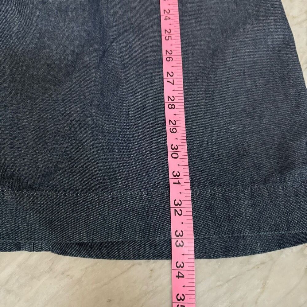 Rag & bone denim tie dress rinse blue chambray size S 100% cotton NWT - Picture 8 of 8